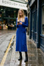 Sukienka dzianinowa midi London Blue