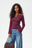 Longsleeve Raspberry Ribbon