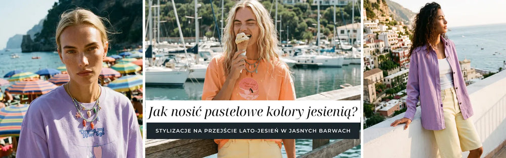 Jak nosić pastelowe kolory jesienią? Stylizacje na przejście lato–jesień w jasnych barwach