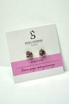 Kolczyki Soul Stones Amethyst