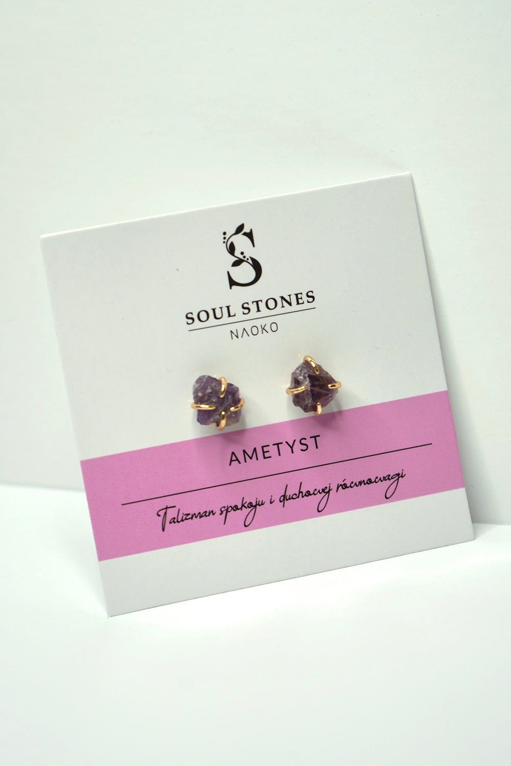 Kolczyki Soul Stones Amethyst