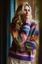 Sweter z wełną Retro Glam