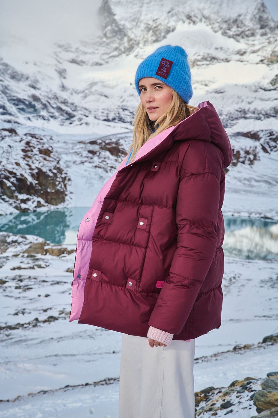 Dwustronna kurtka zimowa Alaska Rosette
