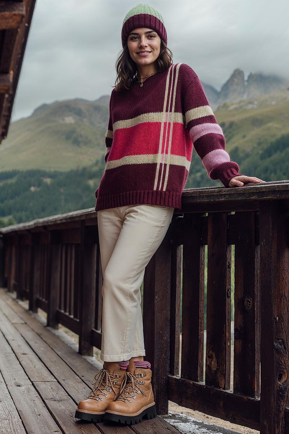 Sweter z wełną Creative Code