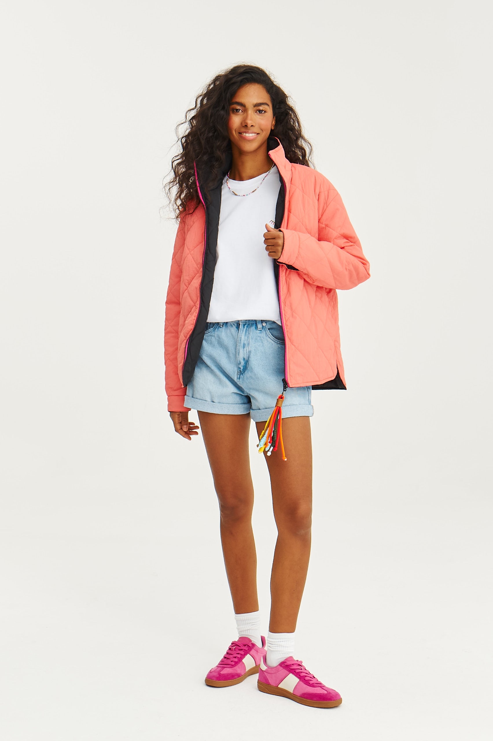 Kurtka dwustronna Poppy Pink Thunder