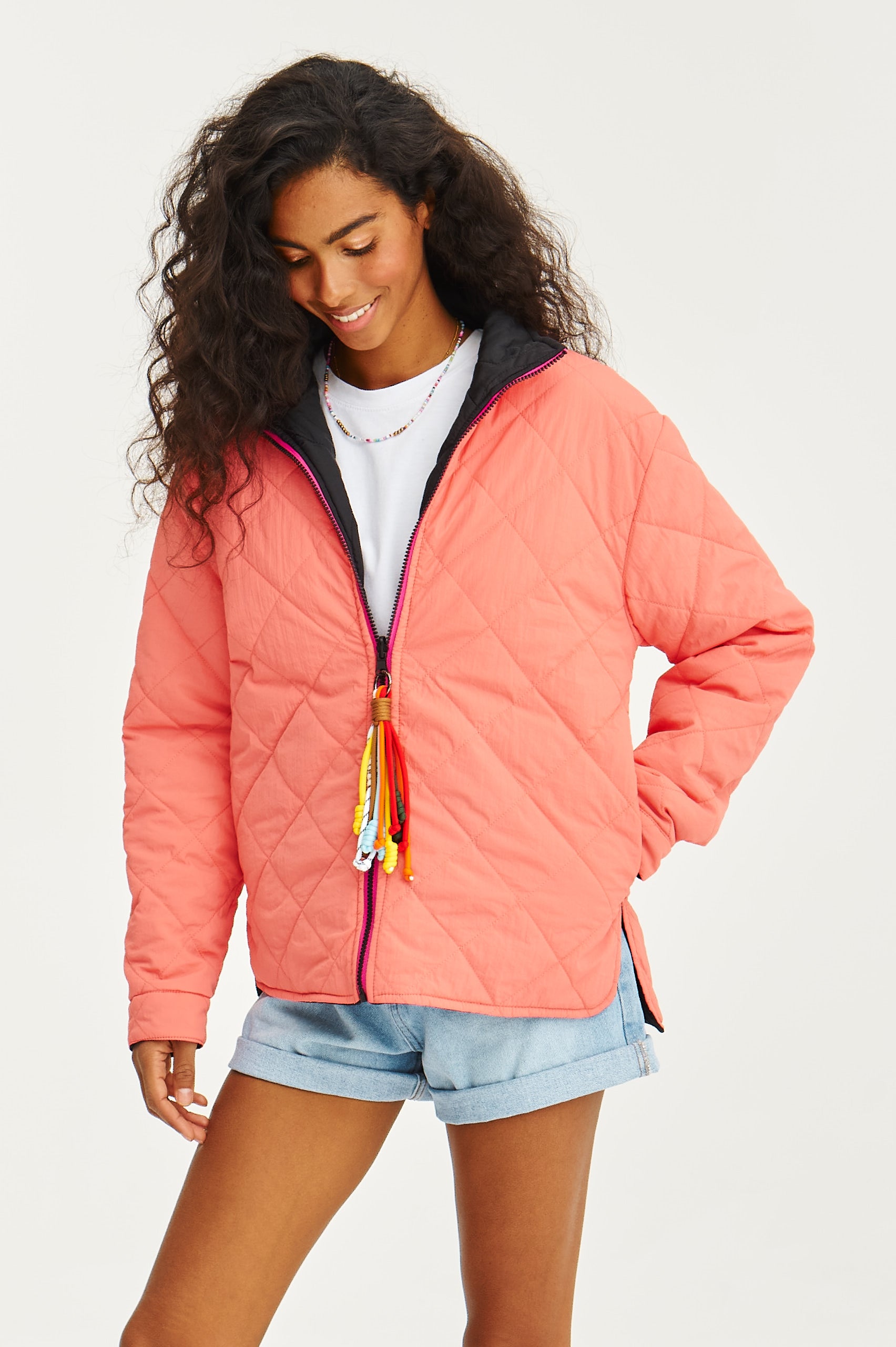 Kurtka dwustronna Poppy Pink Thunder