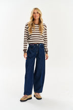 Spodnie jeansowe barrel Easy Blue