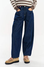 Spodnie jeansowe barrel Easy Blue