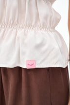 Bluzka Ivory Bow