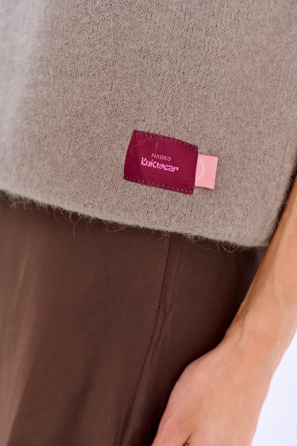 Sweter z krótkim rękawem Soft Cappuccino