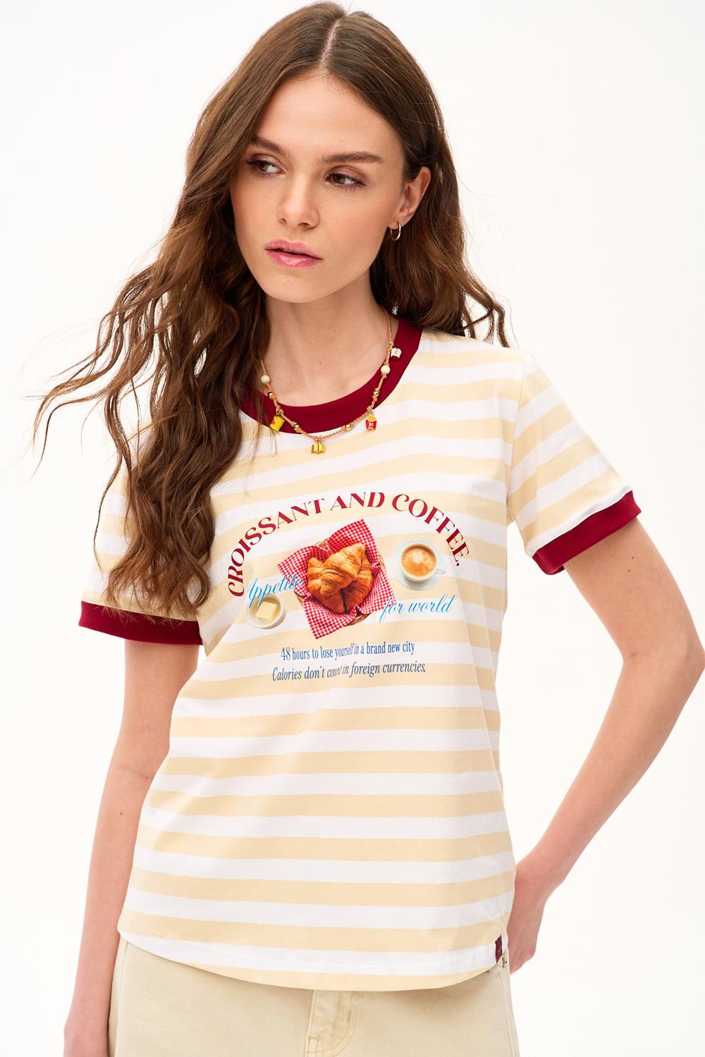 T-shirt Croissant Society