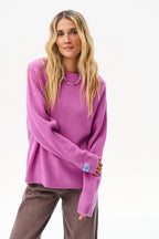 Wełniany sweter Blush Hour