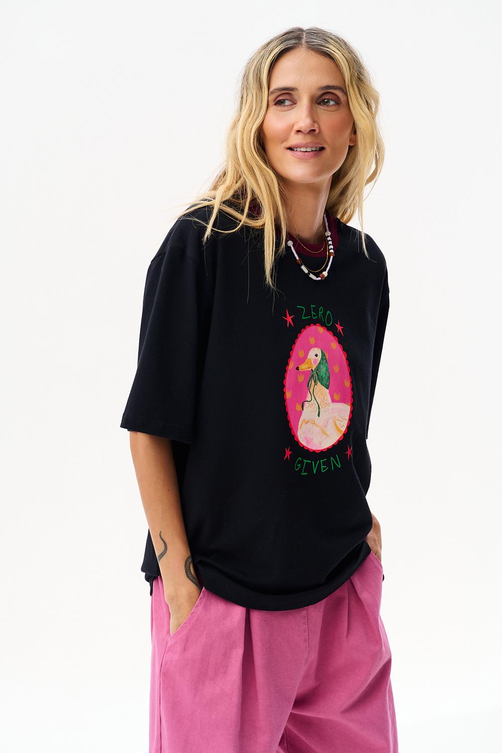 T-shirt Swan Attitude