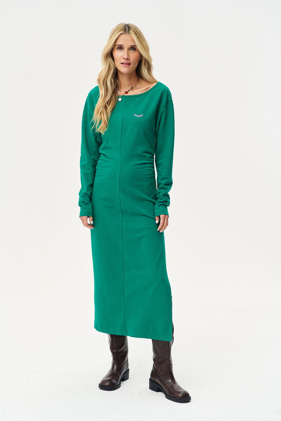 Sukienka dzianinowa Emerald Hush