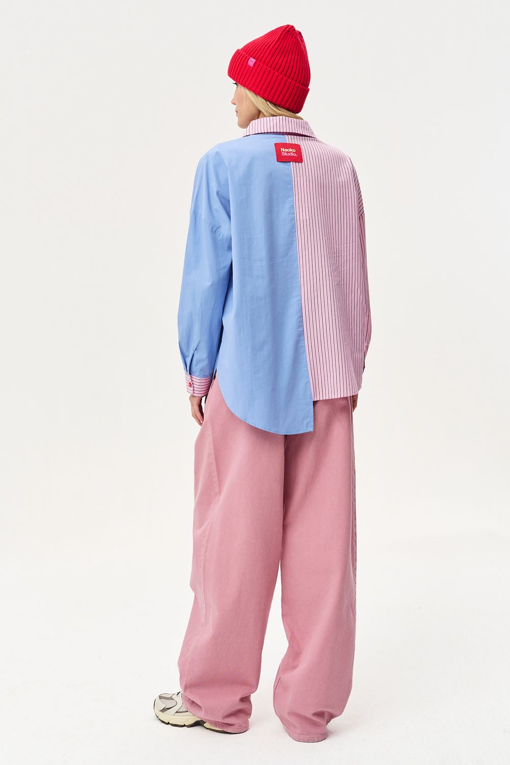 Koszula z łączonych tkanin Pick A Side