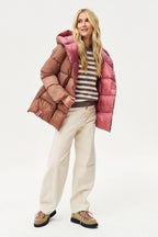 Dwustronna kurtka zimowa Alaska Caramel Blush