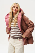 Dwustronna kurtka zimowa Alaska Caramel Blush