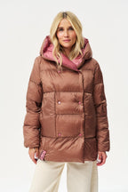 Dwustronna kurtka zimowa Alaska Caramel Blush