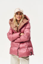 Dwustronna kurtka zimowa Alaska Caramel Blush