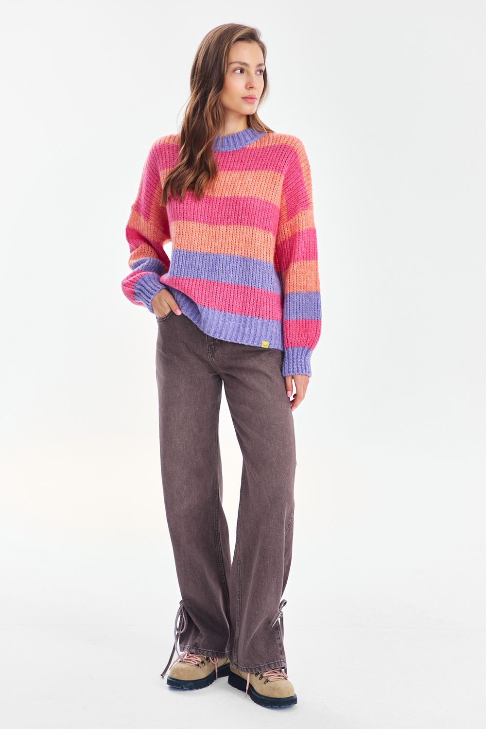 Sweter z wełną Candy Dusk