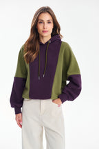 Bluza z kapturem City Plum