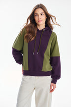 Bluza z kapturem City Plum