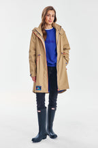 Długa kurtka przeciwdeszczowa z ociepleniem Overland