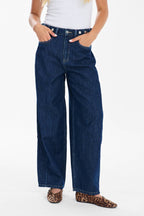 Spodnie jeansowe barrel Easy Blue