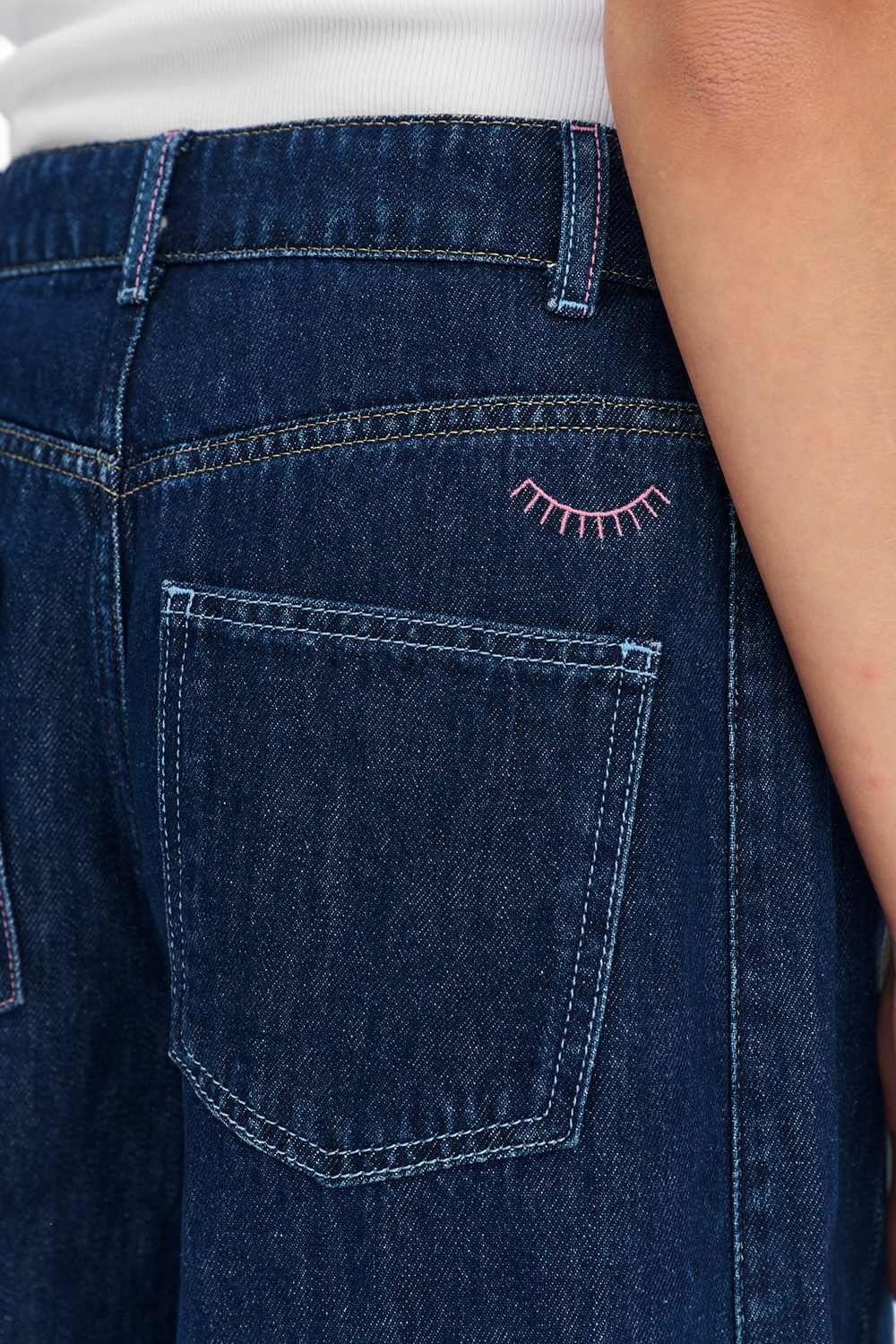 Spodnie jeansowe barrel Easy Blue