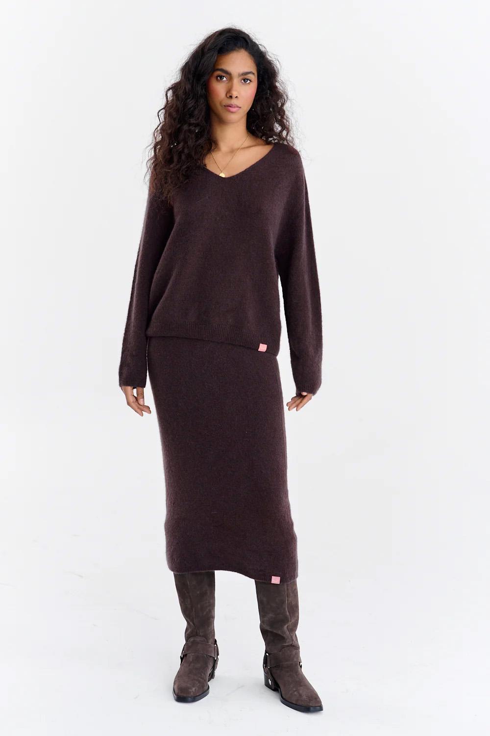 Sweter Espresso Bloom