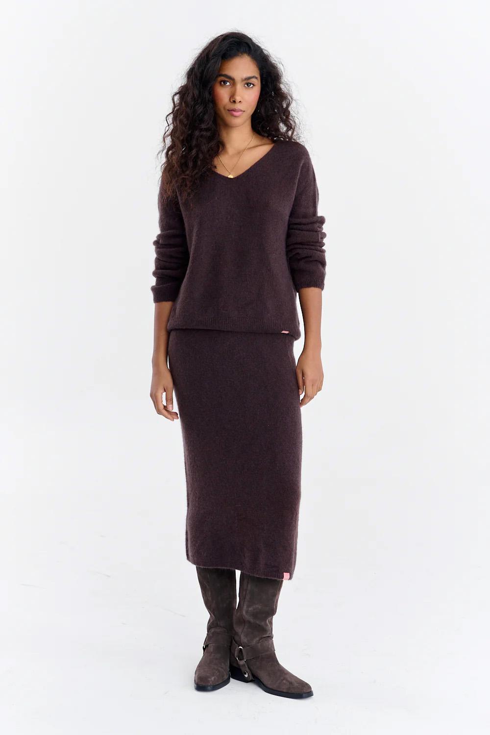 Sweter Espresso Bloom