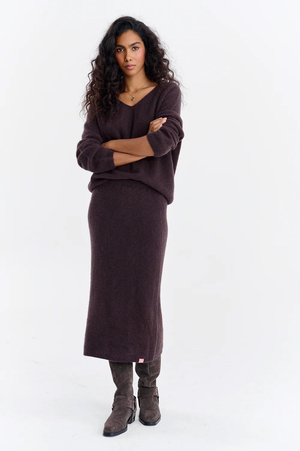 Sweter Espresso Bloom