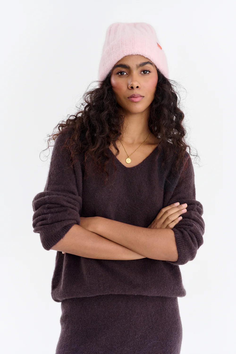 Sweter Espresso Bloom