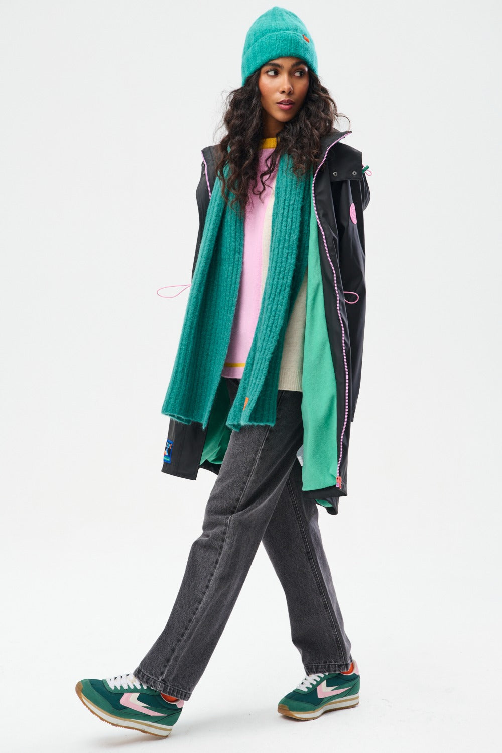Szalik Fluffy Emerald