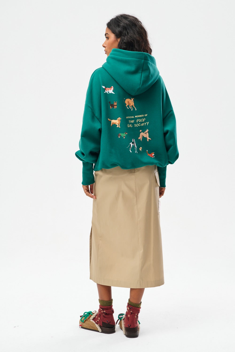 Bluza z kapturem Poop Bag Society