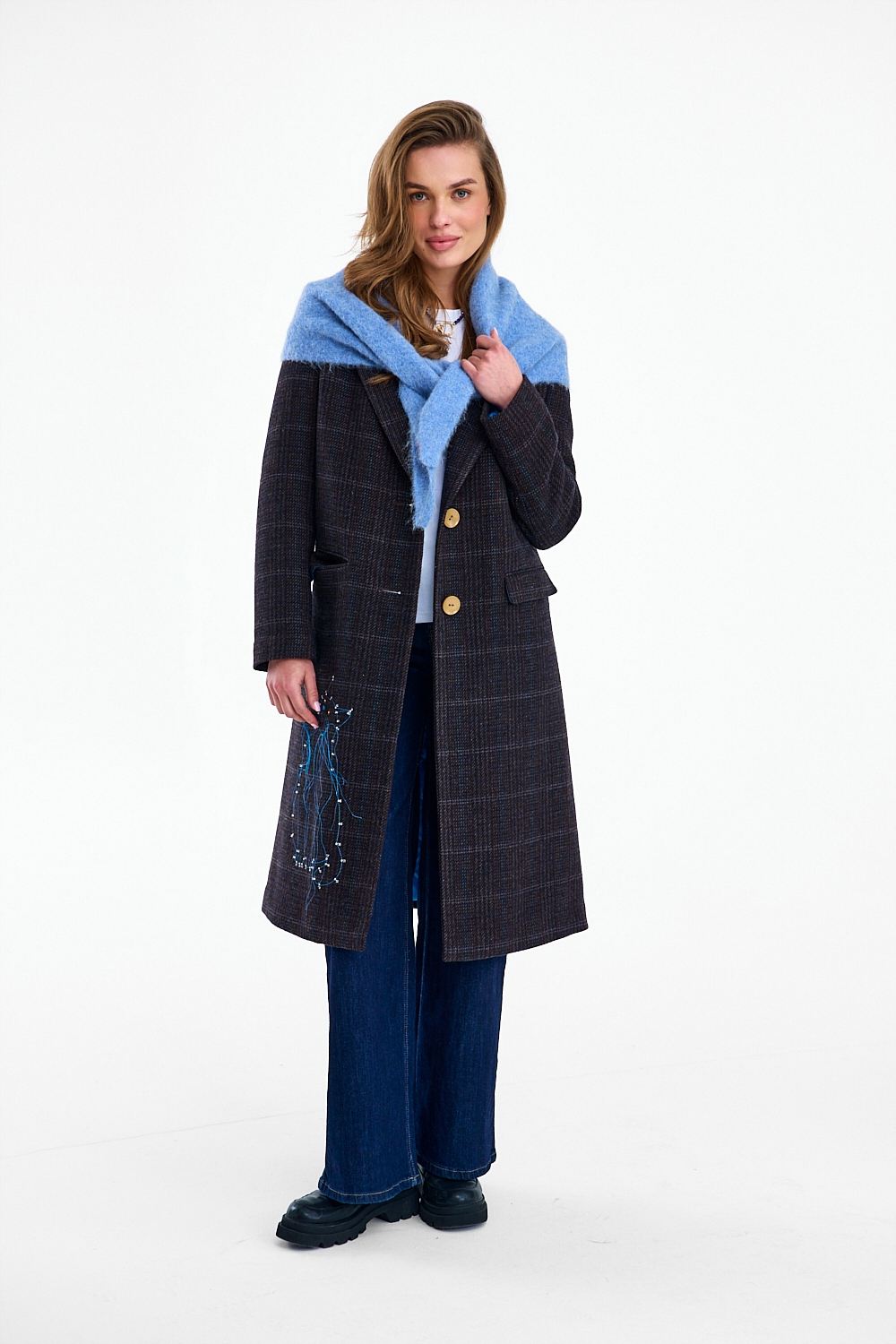 Apaszka Alpaca Deep