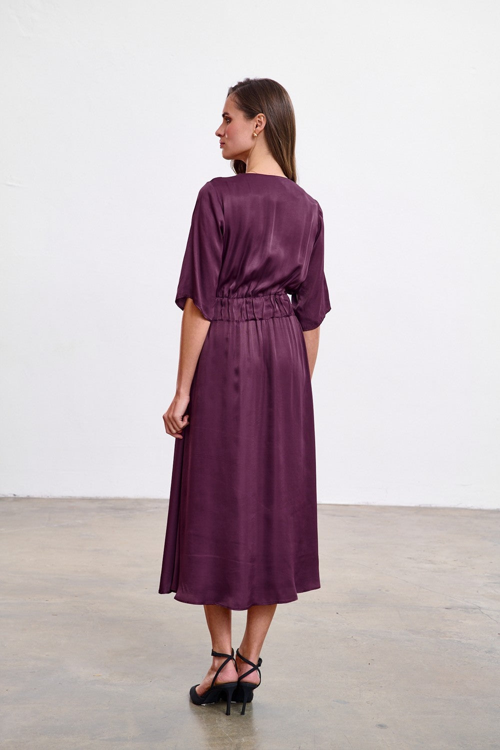Sukienka midi Plum Affair