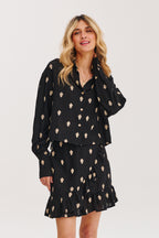 Lniana spódniczka mini Moon Jane