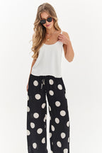 Szerokie spodnie Lucky Dots