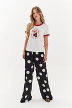 Szerokie spodnie Lucky Dots