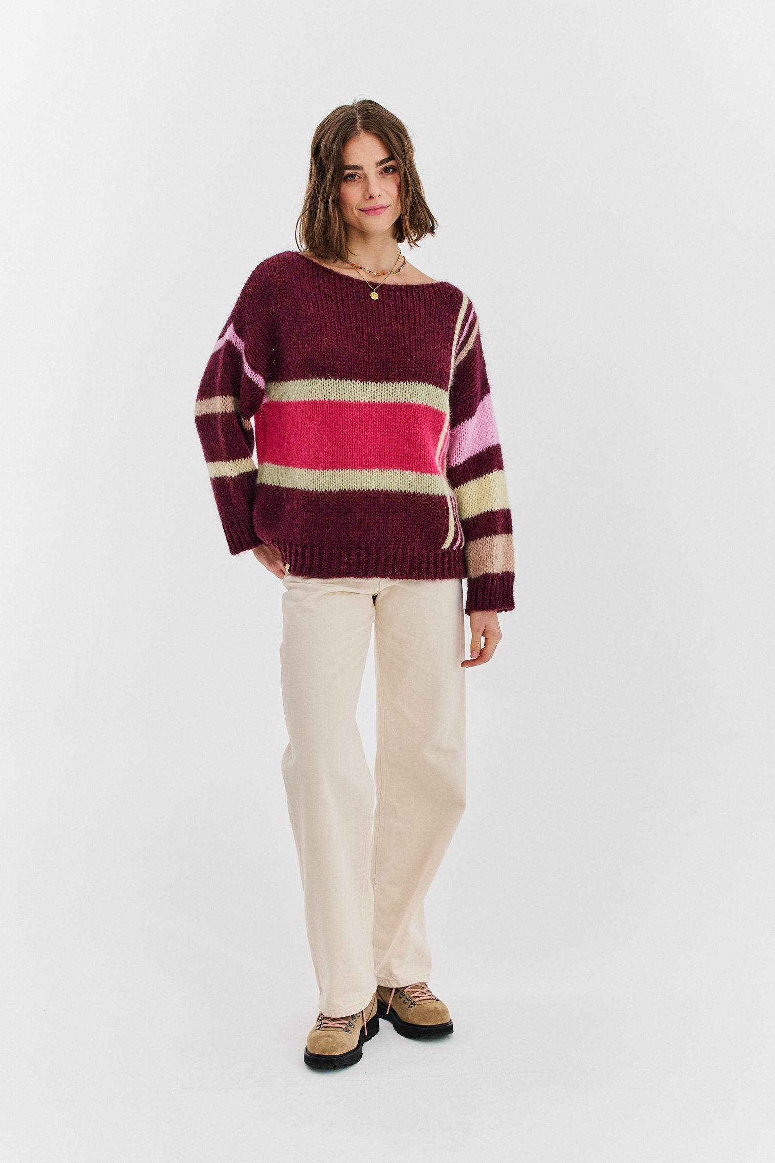 Sweter z wełną Creative Code
