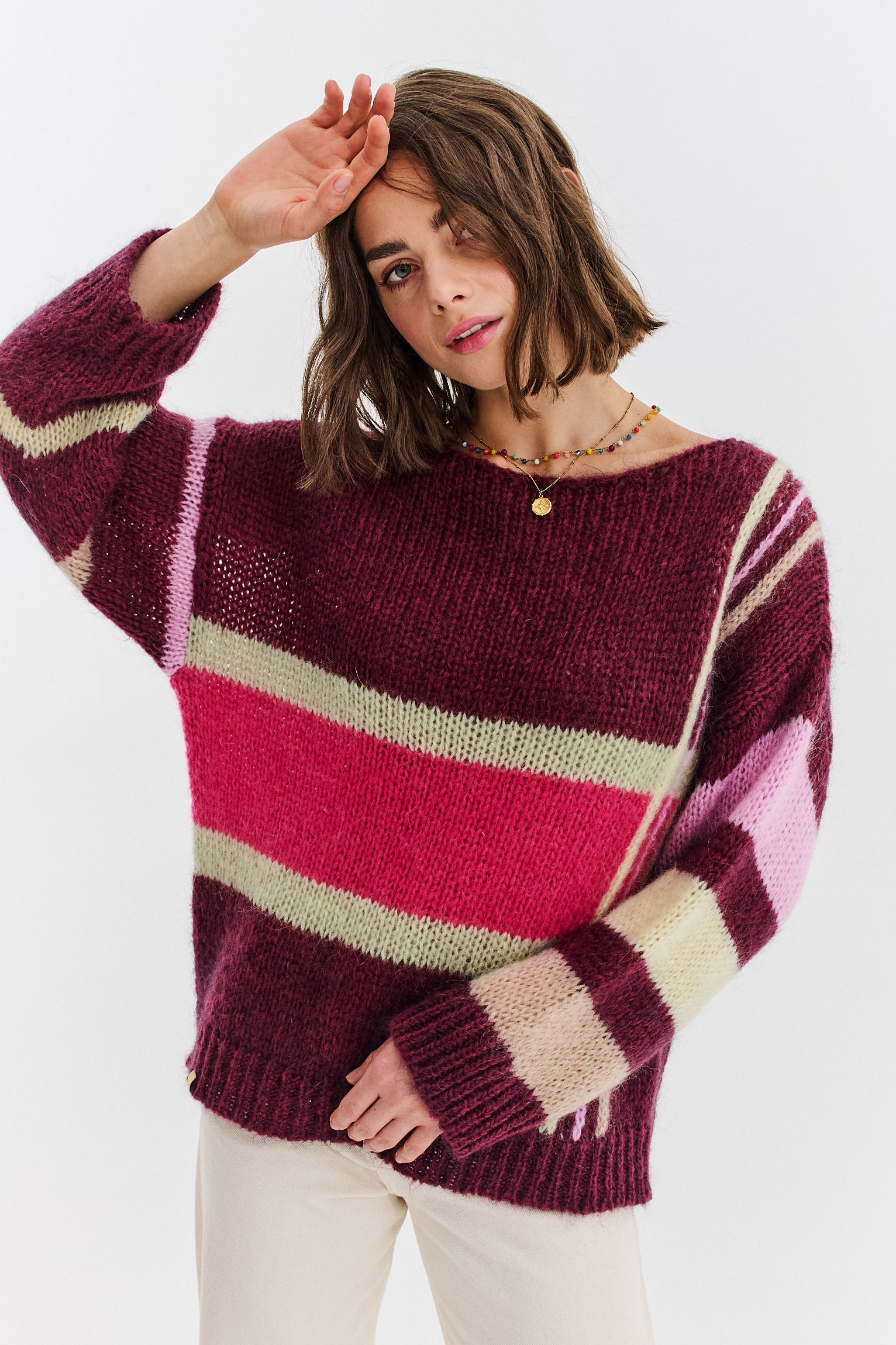 Sweter z wełną Creative Code