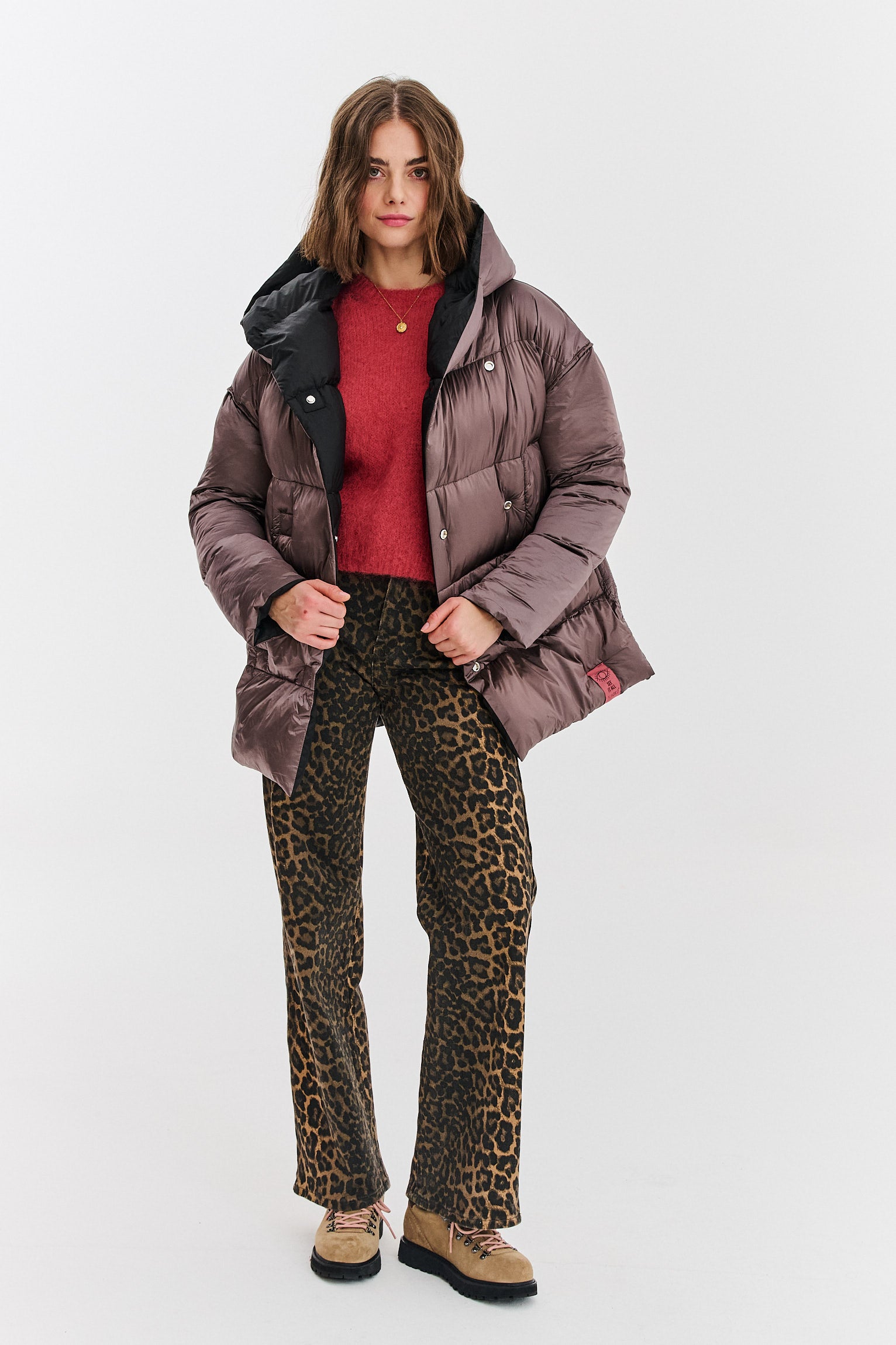 Dwustronna kurtka zimowa Alaska Velvet Earth