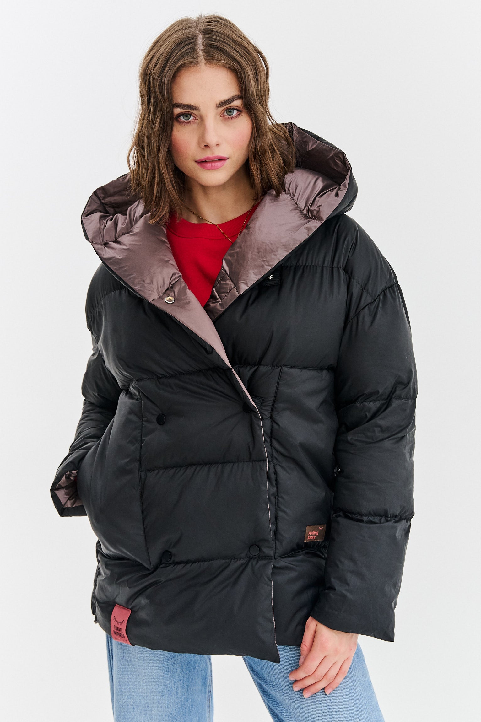 Dwustronna kurtka zimowa Alaska Velvet Earth