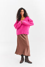 Sweter moherowy Pink Thunder