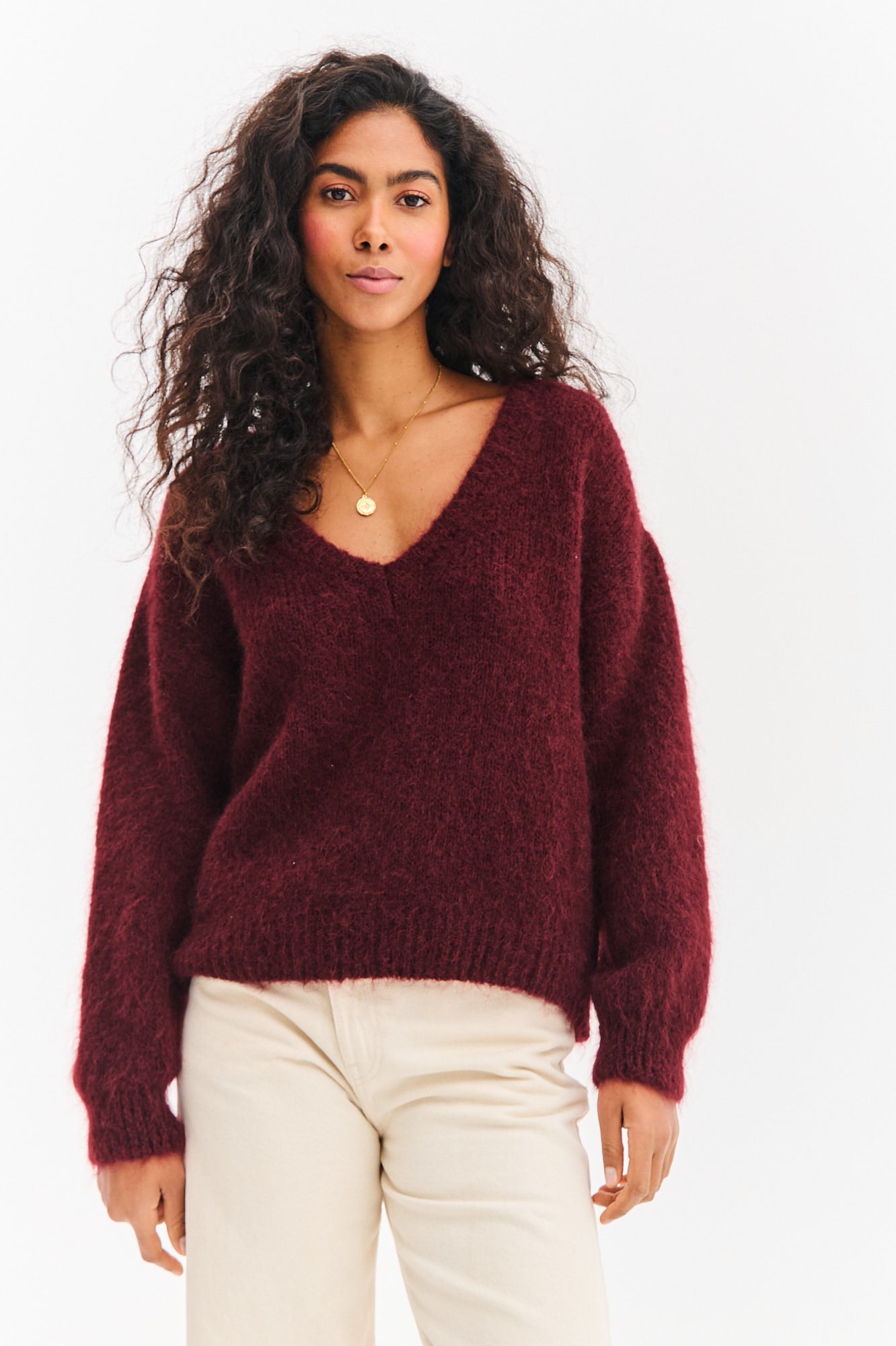 Sweter z wełną Berrylicious