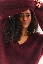 Sweter z wełną Berrylicious
