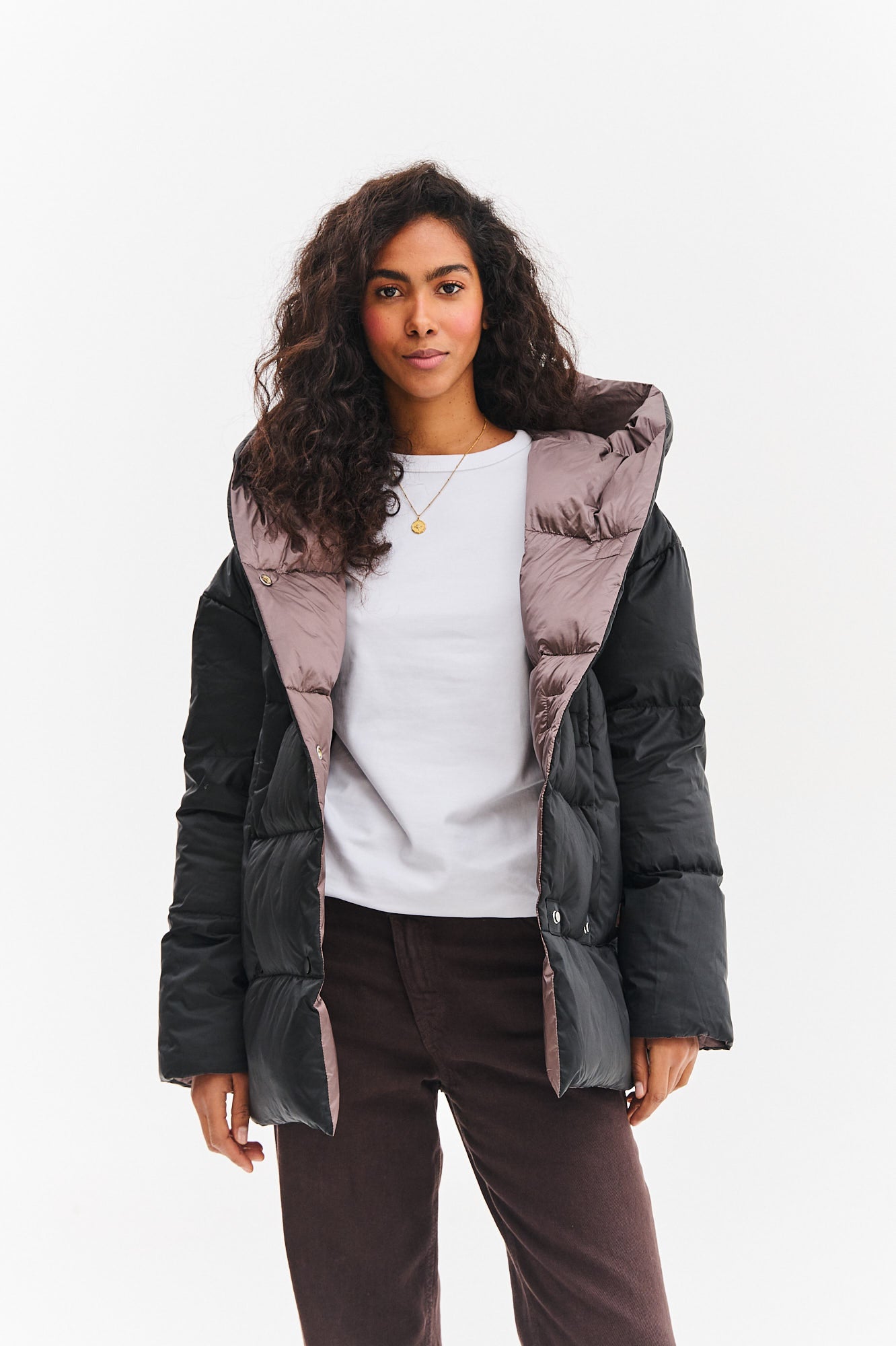 Dwustronna kurtka zimowa Alaska Velvet Earth