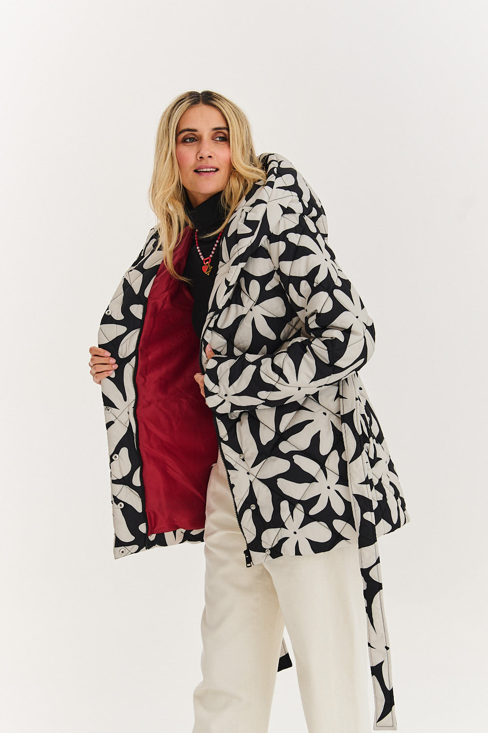 Kurtka pikowana Anabelle Urban Bloom