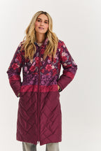 Dwustronny płaszcz pikowany Blush In The Dark